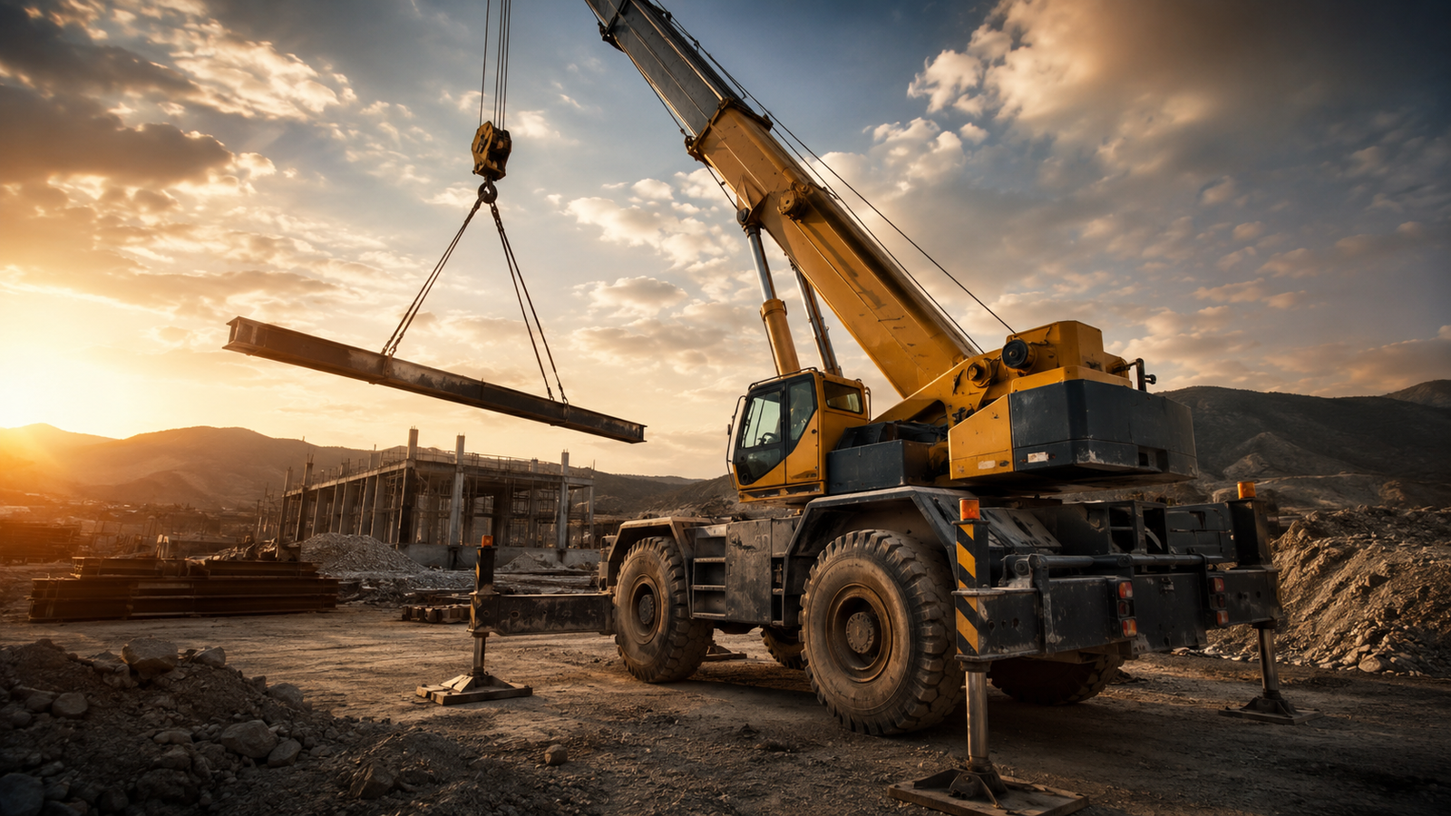 Rough Terrain Crane