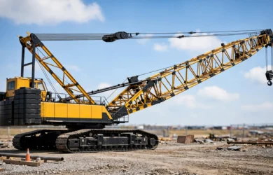 crawler crane for mining
