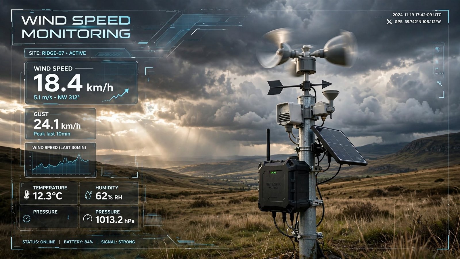 Wind Speed Monitoring
