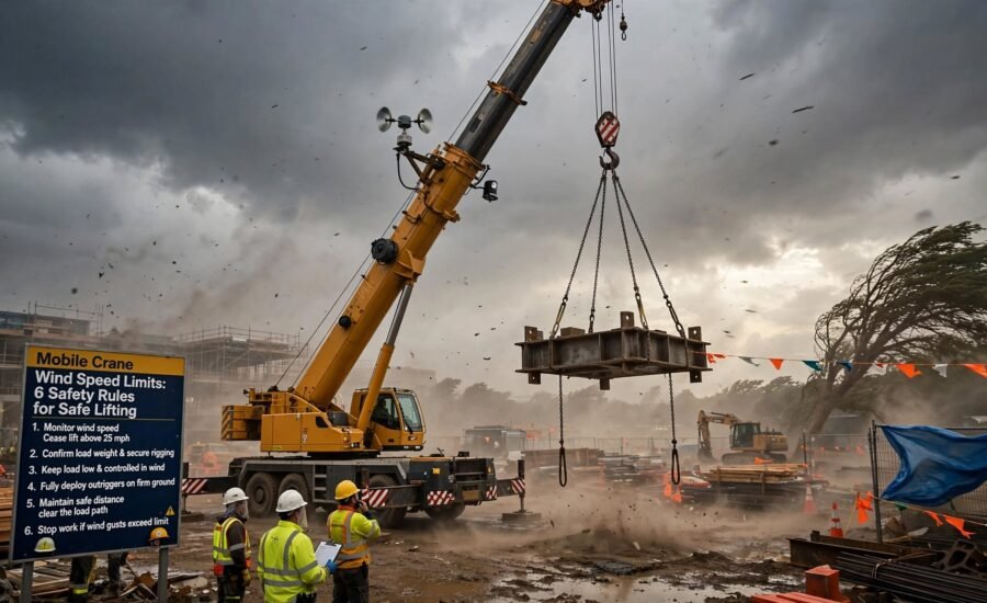 Mobile Crane Wind Speed Limits