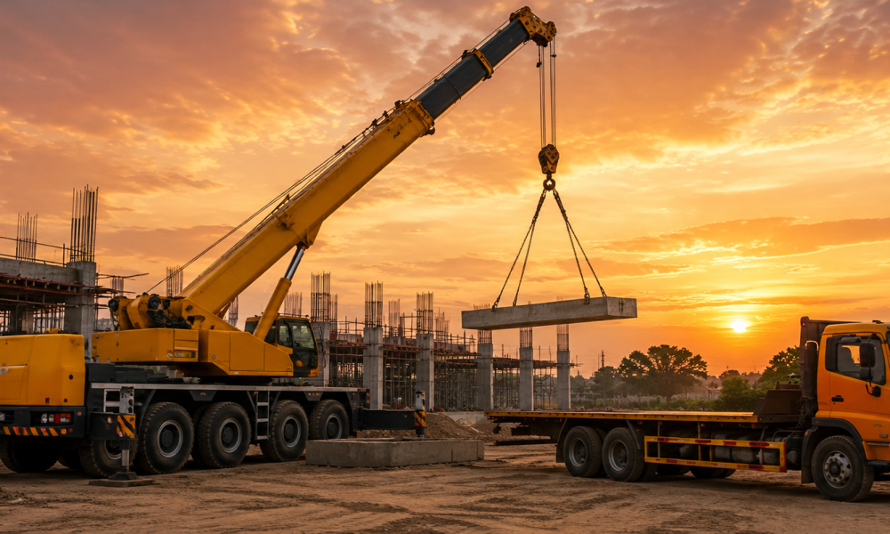 mobile crane uses